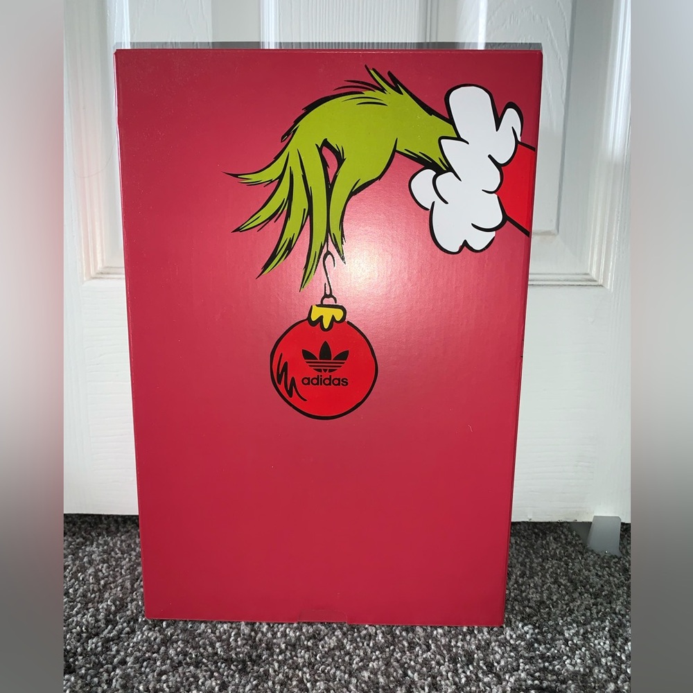 ADIDAS ORIGINALS FORUM LOW X THE GRINCH SHOES CHRISTMAS GIFT BOX BUNDLE - Picture 11 of 13